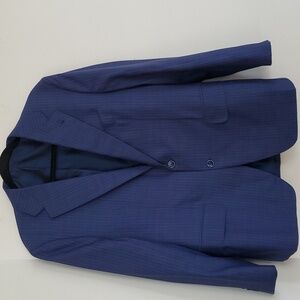 NWOT Edoardo Borrelli Blue Pinstripe Blazer Size M